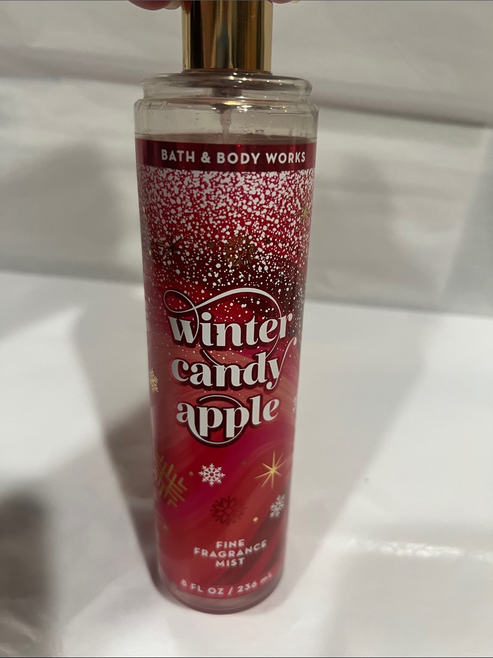 Bath & Body Works Winter Candy Apple Fine Frag. Mist - Pink/Red